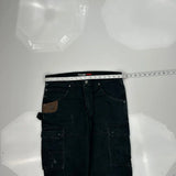 Wrangler Cargo Pants - 33W 30L Black Cotton