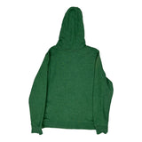 Carhartt Spellout Hoodie - Medium Green Cotton Blend