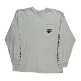 San Jose Harley Davidson Long Sleeve T-Shirt - XL White Cotton