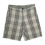 Dickies Checked Chino Shorts - 32W 10L Black Cotton