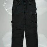 Dakota Grizzly Cargo Pants - 32W 32L Black Cotton