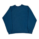 Blank Unbranded Sweatshirt - Large Blue Cotton