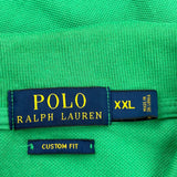 Polo By Ralph Lauren Graphic Polo Shirt - 2XL Green Cotton