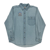 Wrangler Denim Shirt - XL Light Wash Cotton