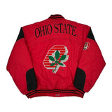Vintage Ohio State Nutmeg College Varsity Jacket - Large Black Polyester