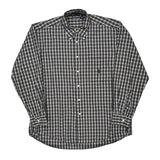 Nautica Checked Shirt - XL Black Cotton
