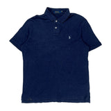Polo By Ralph Lauren Polo Shirt - Medium Blue Cotton