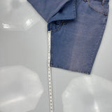Levis Denim Shorts - 36W 9L Blue Denim