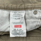 Wrangler Carpenter Pants - 36W 30L Khaki Cotton Blend