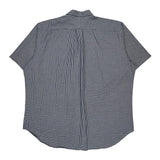 Ralph Lauren Checked Short Sleeve Shirt - 2XL Blue Cotton