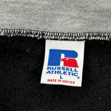Russell Athletic 1/4 Zip - Large Black Cotton