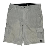 Oakley Cargo Shorts - 36W 11L Grey Cotton
