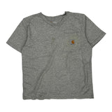 Age 8-10 Carhartt T-Shirt - Small Grey Cotton