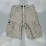 Lee Cargo Shorts - 29W 10L Beige Cotton