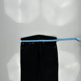Levis Jeans - 33W 30L Black Cotton