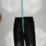505 Levis Jeans - 29W 30L Black Cotton