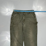 Carhartt Carpenter Pants - 32W 33L Gray Cotton