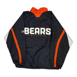 Chicago Bears, Age 10-12 Reebok Football Windbreaker - Medium Navy Polyester