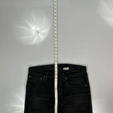 516 Levis Slim Fit Jeans - 33W 30L Black Cotton