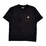 Carhartt T-Shirt - Large Black Cotton