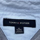 Tommy Hilfiger Striped Shirt - XL Gray Cotton