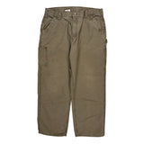 Carhartt Double Knee Carpenter Trousers - 40W 32L Brown Cotton