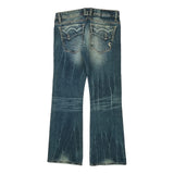 Cult Of Individuality Wide Leg Jeans - 34W 32L Light Wash Cotton