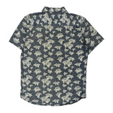 Oakley Short Sleeve Shirt - Medium Blue Cotton