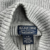 Polo By Ralph Lauren 1/4 Zip - Large Gray Cotton