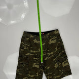 Quiksilver Camo Cargo Shorts - 31W 11L Camo Cotton