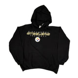 Pittsburgh Steelers N.F.L. Team Apparel Football Hoodie - XL Black Cotton Blend