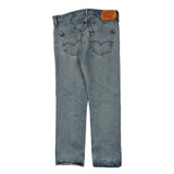 501 Levis Jeans - 32W 30L Light Wash Cotton