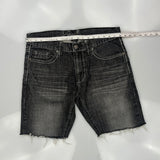 Royal Denim Shorts - 36W 10L Gray Cotton