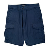 Dockers Cargo Shorts - 36W 10L Blue Cotton