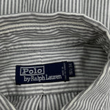 Polo By Ralph Lauren Striped Shirt - Large Black & White Cotton