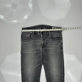 Diesel Skinny Fit Jeans - 34W UK 12 Grey Denim