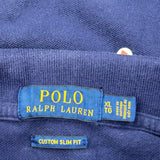 Polo By Ralph Lauren Slim Fit Polo Shirt - XL Blue Cotton