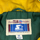 Green Bay Packers Starter Football Jacket - Medium Yellow Polyester
