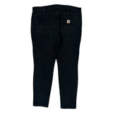 Carhartt Slim Fit Jeans - 33W 28L Black Cotton Blend