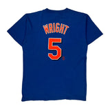 Mets Majestic T-Shirt - Large Blue Cotton