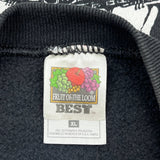 Lake Erie'S Graveyard Fruit Of The Loom Graphic Sweatshirt - XL Black Cotton Blend