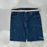501Xx Levis Denim Shorts - 33W 9L Blue Cotton