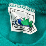 Toronto Blue Jays Waves Single Stitch T-Shirt - Small Green Cotton