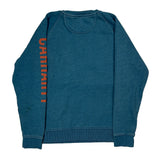 Relaxed Fit Carhartt Spellout Sweatshirt - XL Blue Cotton