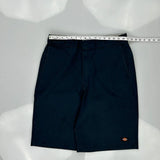 Dickies Shorts - 33W 13L Navy Cotton Blend