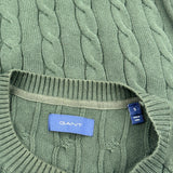 Gant Sweater - Small Green Cotton