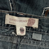 Laguna Beach Studded Jeans - 34W 33L Blue Cotton