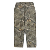 Real Tree CMO Carhartt Camo Carpenter Pants - 34W 31L Camo Cotton