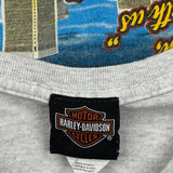Richmond Harley Davidson Graphic T-Shirt - XL Gray Cotton