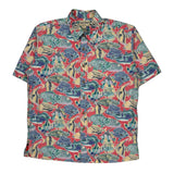 Cooke Street Floral Hawaiian Shirt - Medium Multicoloured Cotton